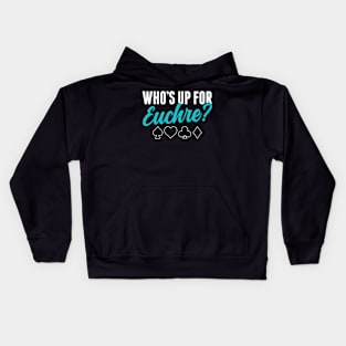 Who's up for Euchre Card Game Kids Hoodie